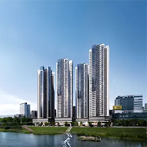 광주 해링턴스퀘어 아파트일러스트